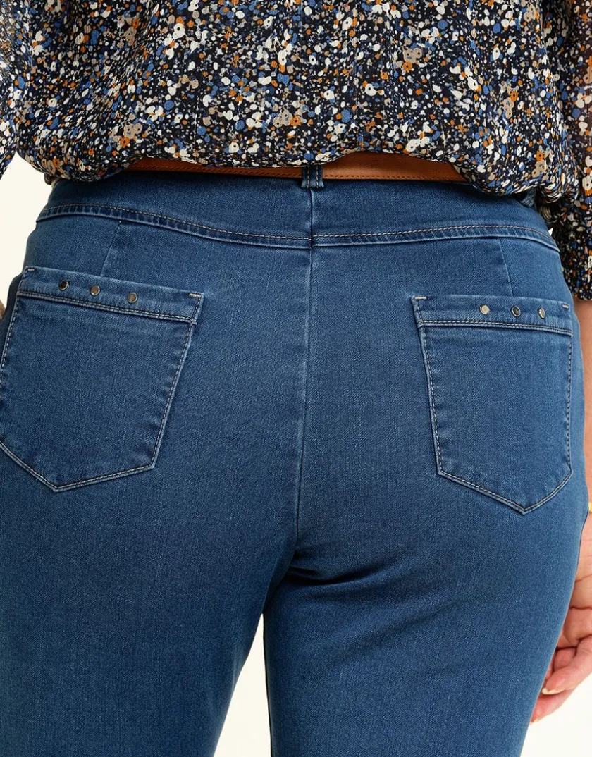 Best Jean 7/8e bleu moyen Jeans|Droits