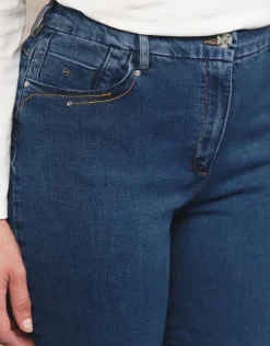 New Jean 7/8ème bleu coton Jeans|Ajustés
