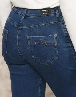 New Jean 7/8ème bleu coton Jeans|Ajustés