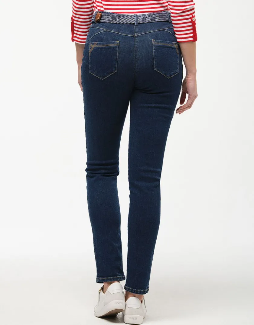 Discount Jean slim bleu coton Jeans|Ajustés