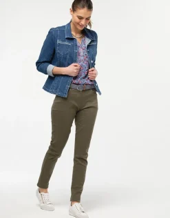 Online Jean slim vert kaki coton Jeans|Slims