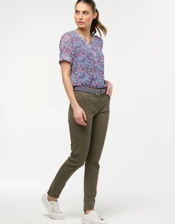 Online Jean slim vert kaki coton Jeans|Slims