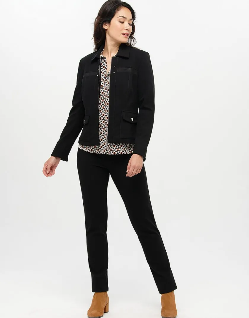 Discount Jegging 7/8è noir chic Ajustés|Pantalons