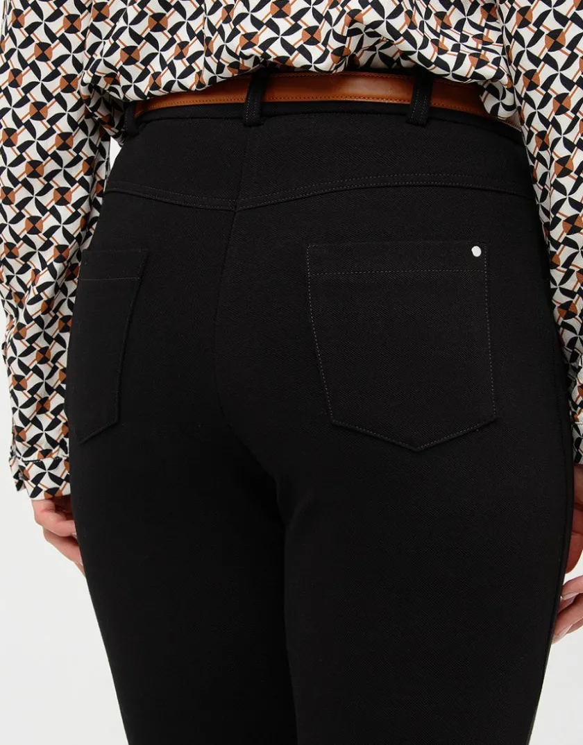 Discount Jegging 7/8è noir chic Ajustés|Pantalons