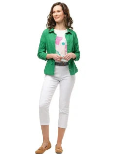 Hot Jegging blanc stretch Ajustés|Pantalons