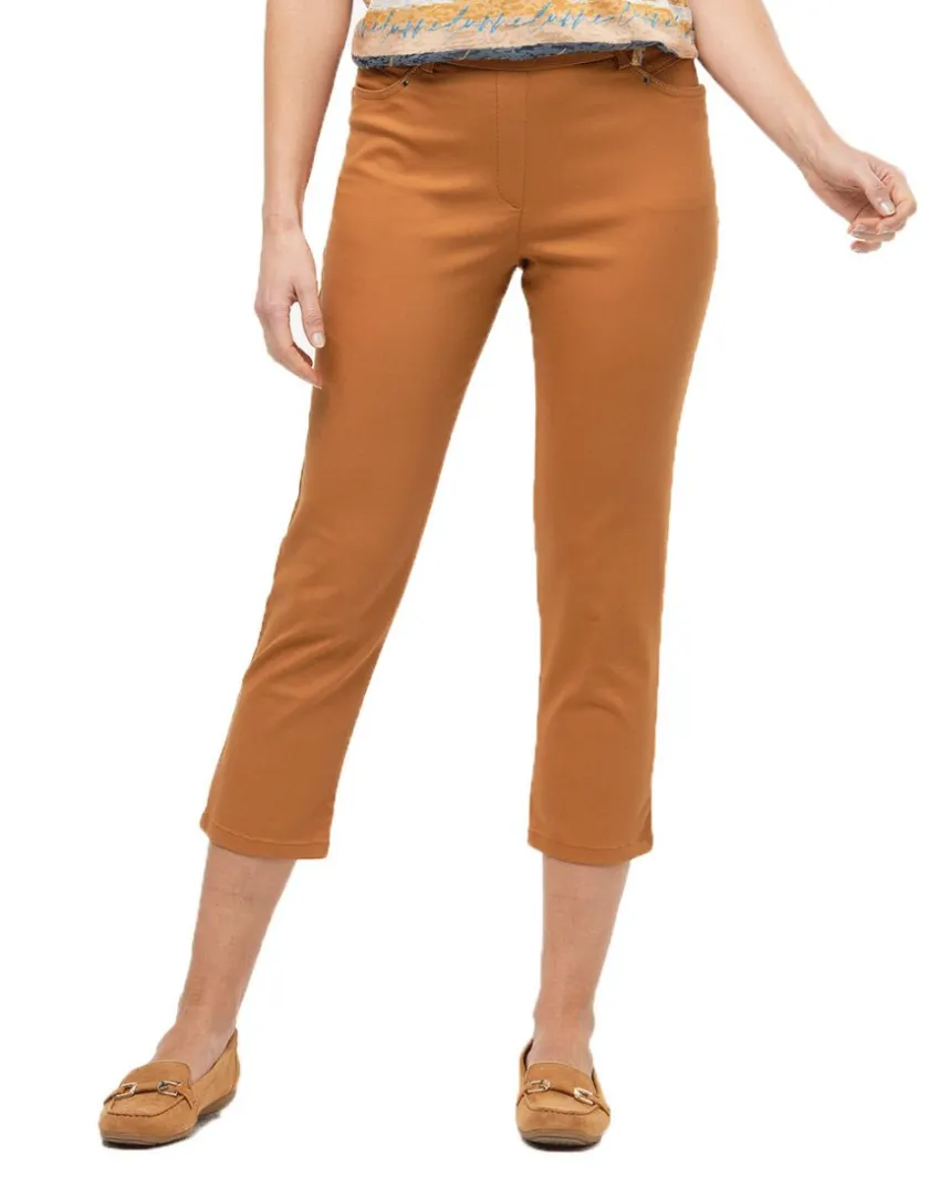 Best Jegging coton caramel Ajustés|Pantalons
