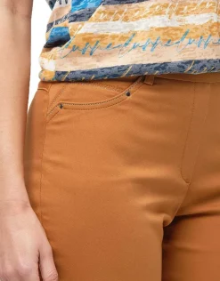 Best Jegging coton caramel Ajustés|Pantalons