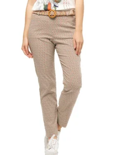 New Jegging coton imprimé Droits|Pantalons