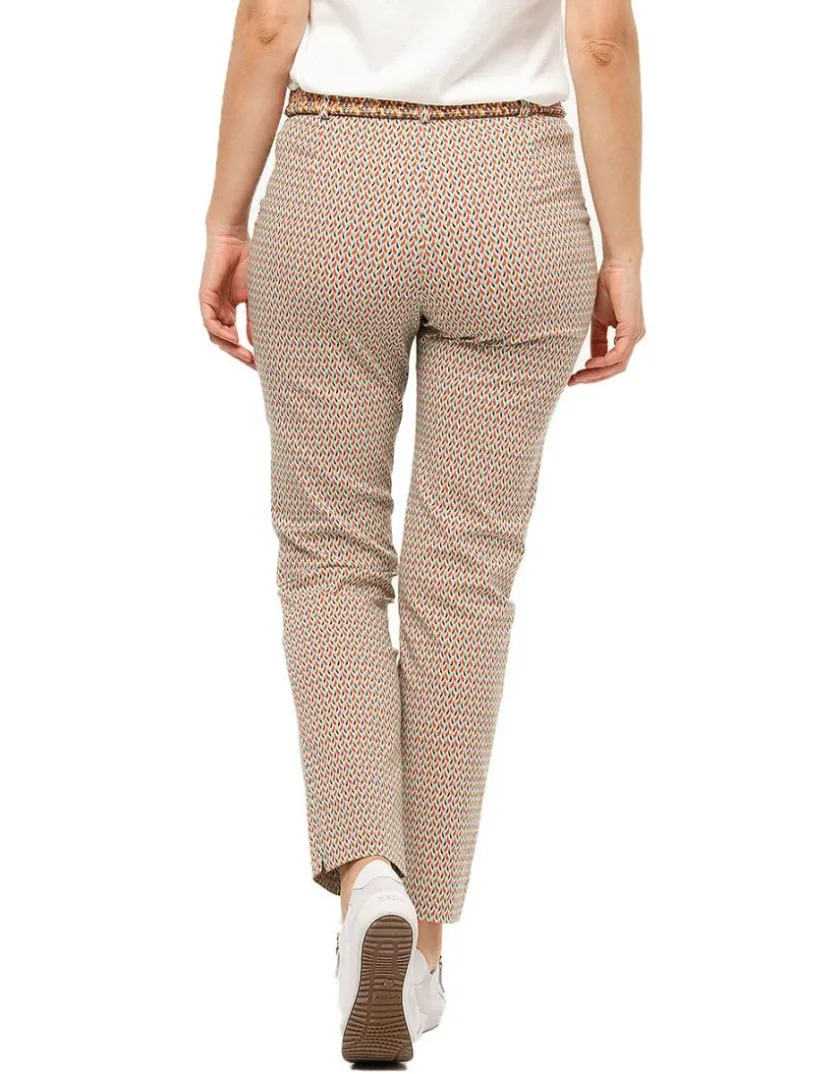 New Jegging coton imprimé Droits|Pantalons