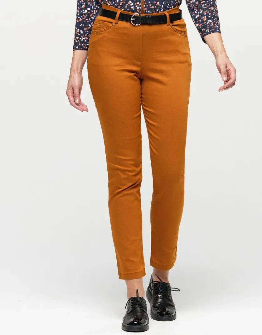 Clearance Jegging 7/8e coton ocre Ajustés|Pantalons