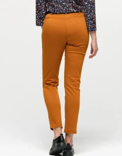 Clearance Jegging 7/8e coton ocre Ajustés|Pantalons