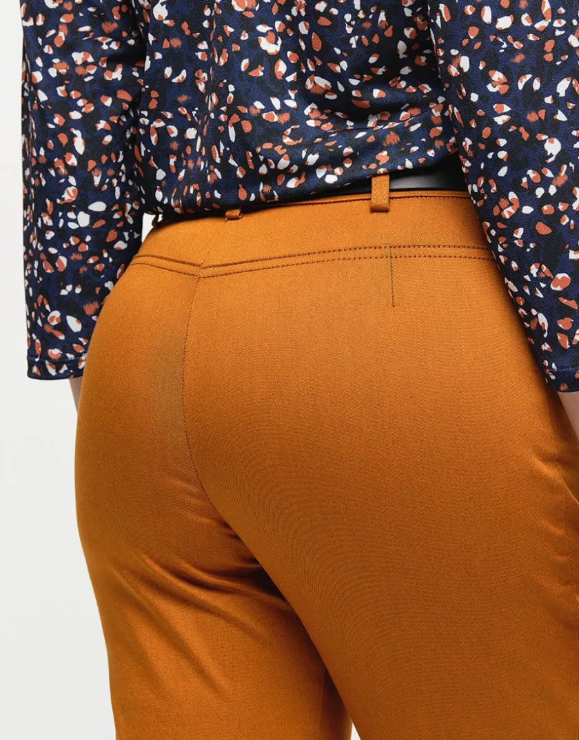 Clearance Jegging 7/8e coton ocre Ajustés|Pantalons