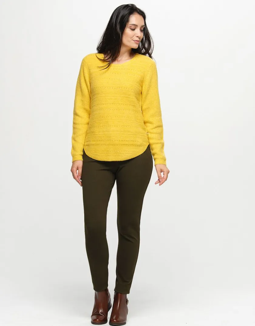 New Jegging 7/8e kaki Slims|Pantalons