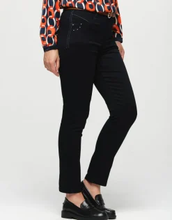 New Jegging 7/8e stretch noir Ajustés|Pantalons