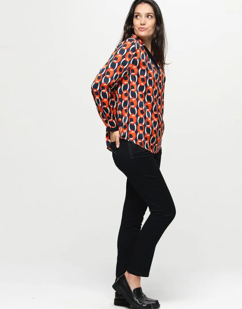 New Jegging 7/8e stretch noir Ajustés|Pantalons