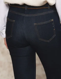 Online Jegging flare coton bleu Larges|Pantalons