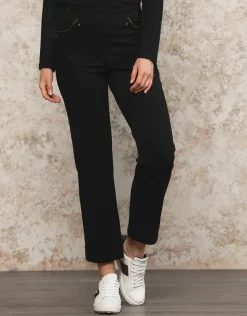 Discount Jegging large chic noir Larges|Pantalons