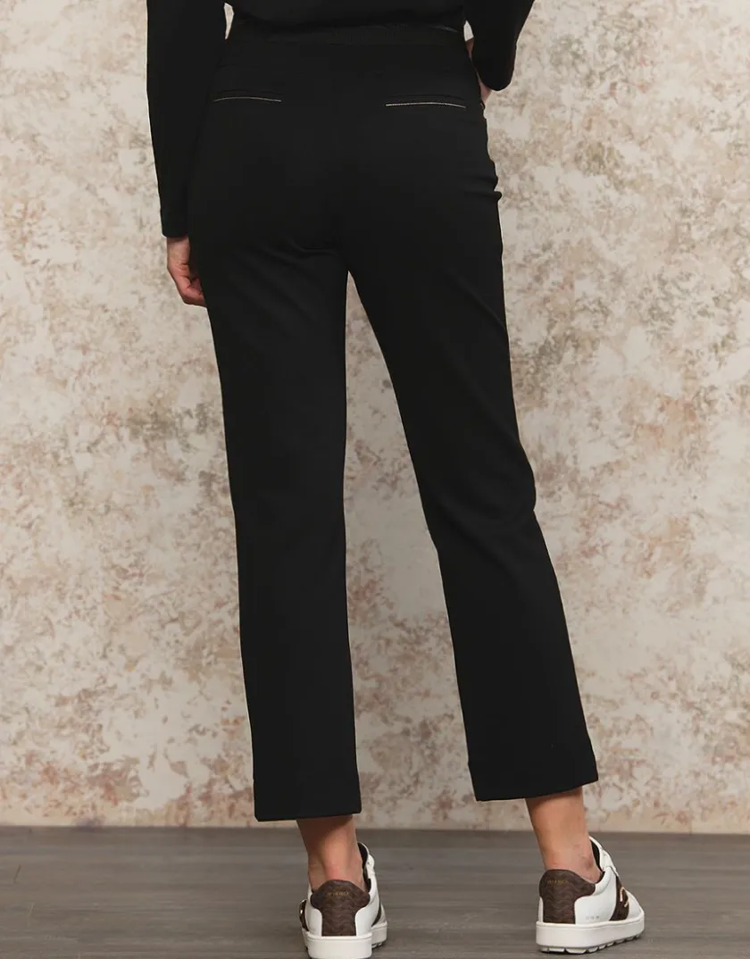 Discount Jegging large chic noir Larges|Pantalons