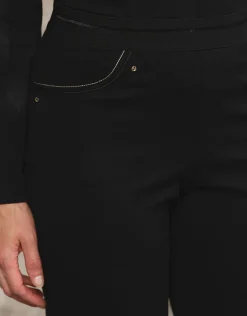 Discount Jegging large chic noir Larges|Pantalons