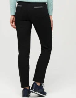 Online Jegging 7/8ème noir coton Ajustés|Pantalons