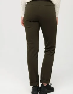 Outlet Jegging milano kaki 7/8e Droits|Pantalons