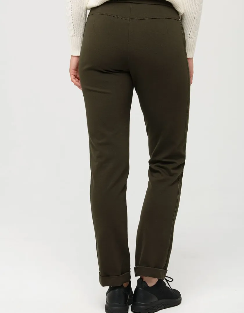 Outlet Jegging milano kaki 7/8e Droits|Pantalons