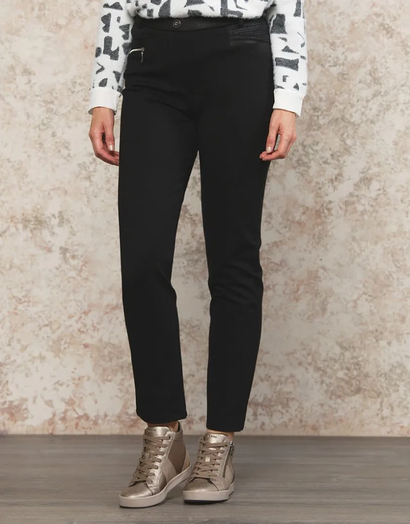 Online Jegging milano noir Ajustés|Pantalons