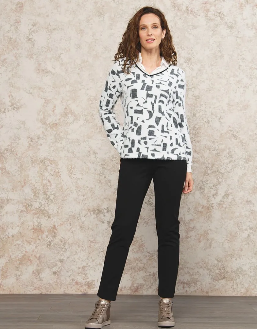 Online Jegging milano noir Ajustés|Pantalons