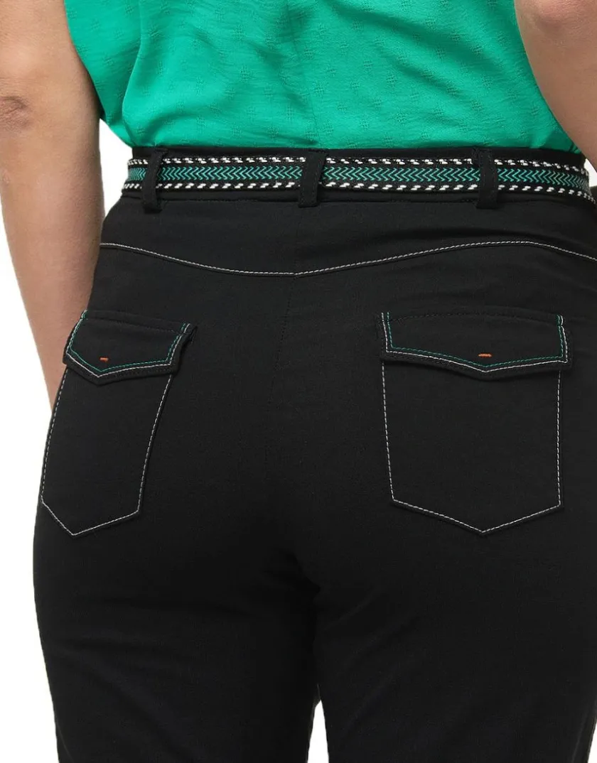 Discount Jegging noir ceinture Pantalons