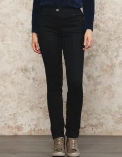 Fashion Jegging noir coton Ajustés|Pantalons