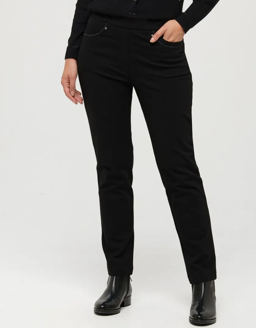 Sale Jegging noir 7/8e Pantalons|Ajustés