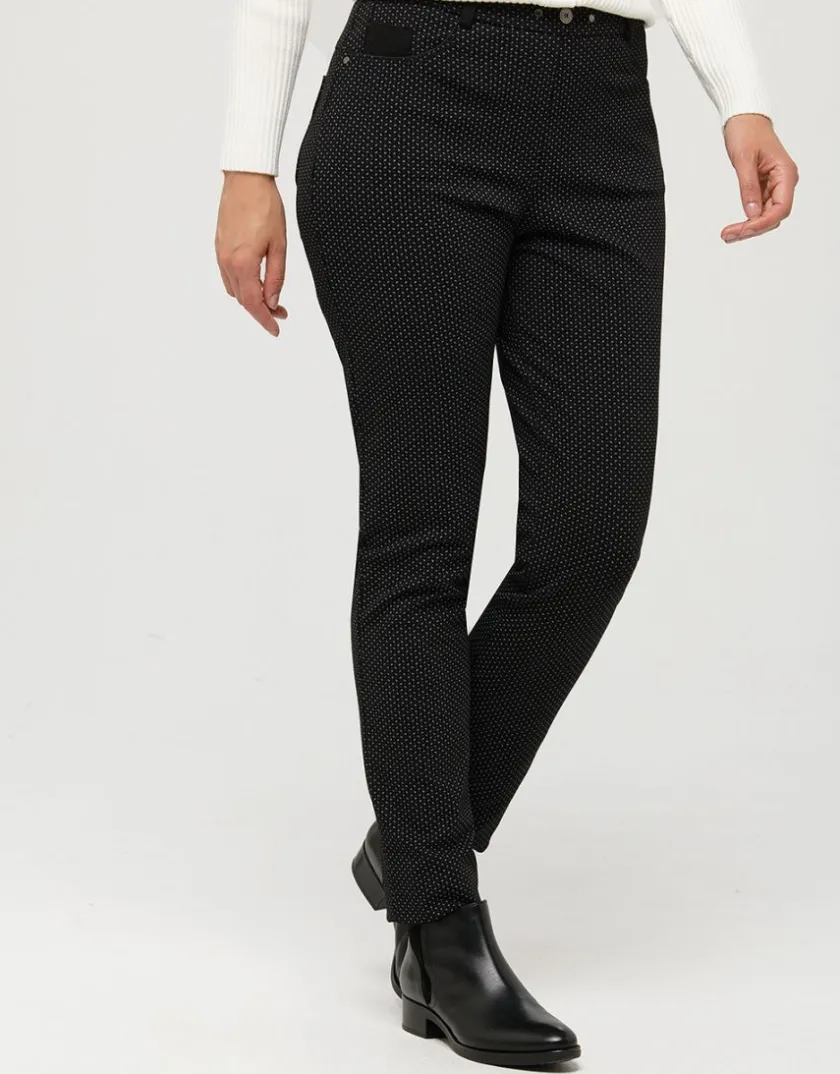 Best Jegging noir fantaisie Ajustés|Pantalons