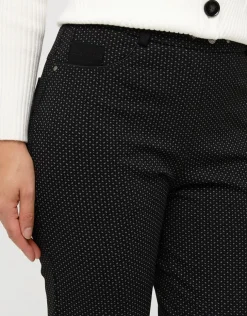 Best Jegging noir fantaisie Ajustés|Pantalons
