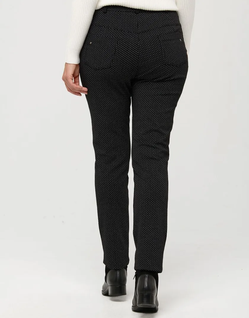 Best Jegging noir fantaisie Ajustés|Pantalons