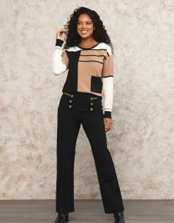 Sale Jegging pont milano noir Larges|Pantalons