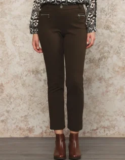 Discount Jegging sergé kaki Ajustés|Pantalons