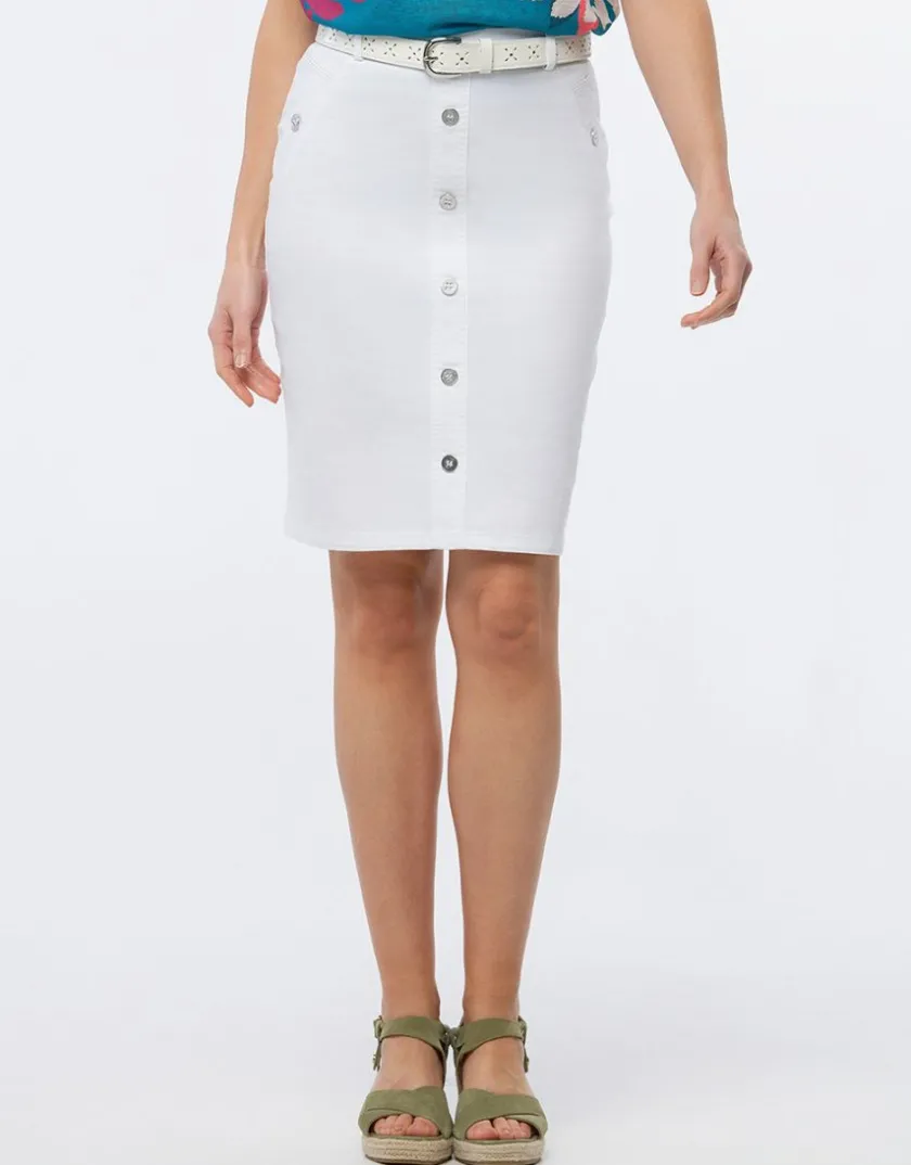 Online Jupe chic coton blanc Jupes|Robes & Jupes