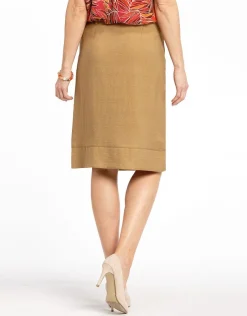 Discount Jupe chic marron clair Jupes|Robes & Jupes