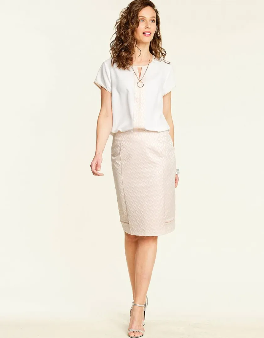 Discount Jupe chic tailleur rose Jupes|Robes & Jupes