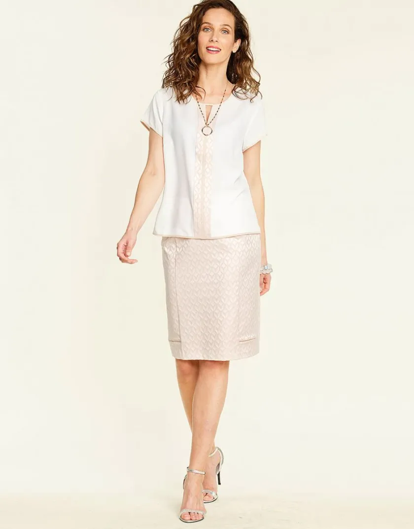 Discount Jupe chic tailleur rose Jupes|Robes & Jupes