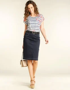 Online Jupe droite en denim Jupes|Robes & Jupes