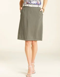 Fashion Jupe droite kaki Jupes|Robes & Jupes