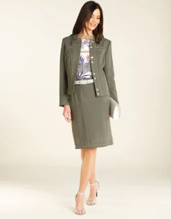 Fashion Jupe droite kaki Jupes|Robes & Jupes