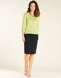 Clearance Jupe droite navy Jupes|Robes & Jupes