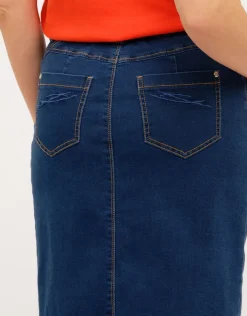 Fashion Jupe en denim bleu brut Jupes|Robes & Jupes
