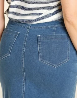 Sale Jupe en denim clair Jupes|Robes & Jupes