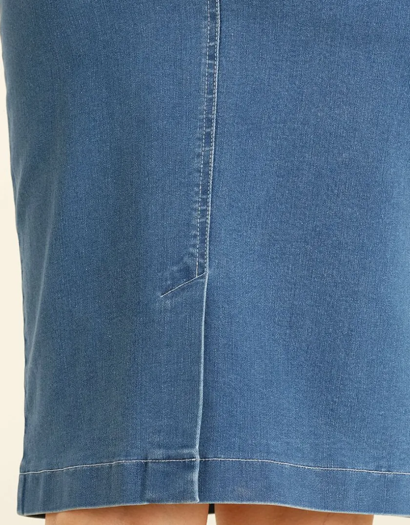 Sale Jupe en denim clair Jupes|Robes & Jupes