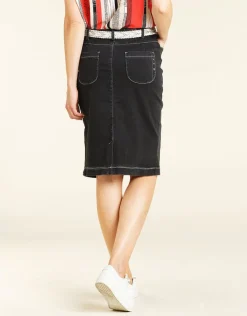 Hot Jupe en jean noir Jupes|Robes & Jupes