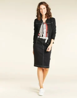 Hot Jupe en jean noir Jupes|Robes & Jupes
