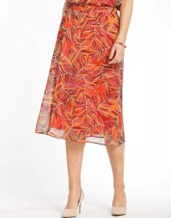 Fashion Jupe en voile marron Jupes|Robes & Jupes